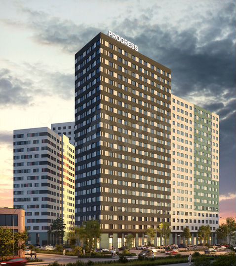 2-к. квартира, 50,5 м², 3/23 эт.