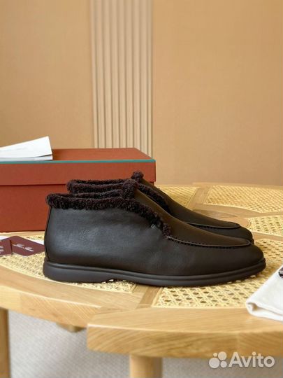 Мужские ботинки loro piana топ качество