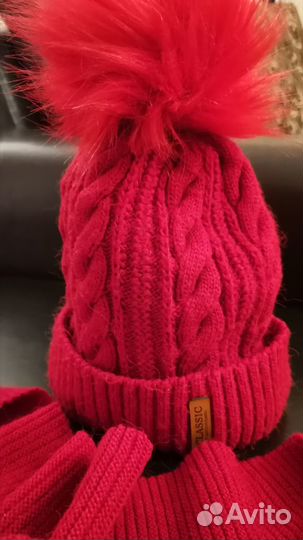 Комплект шапка и снуд для девочки