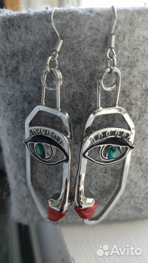 Серьги лица H&M face