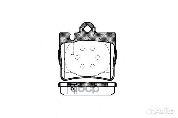 770 00 FDB1427571962B колодки дисковые з MB