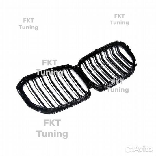 Решетка радиатора для BMW X5 G05, М стиль, черный