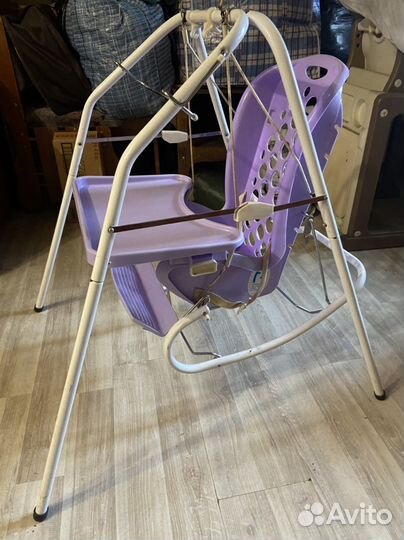 Детские качели - детское кресло