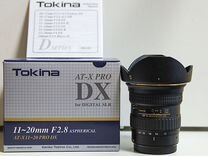 Объектив Tokina AT-X 11-20mm F2.8 PRO DX для Canon