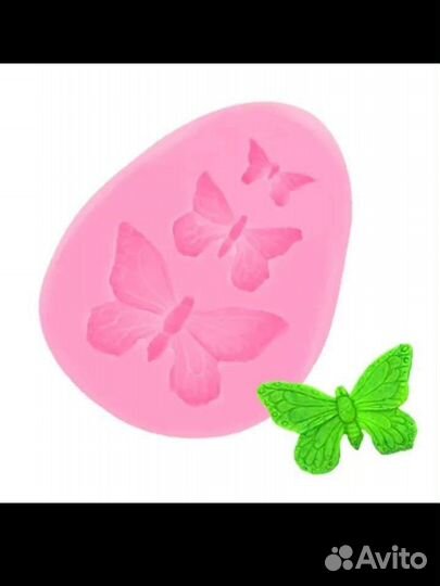 Бабочки, форма силиконовая