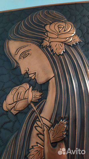 Чеканка 80-е г, ручная работа