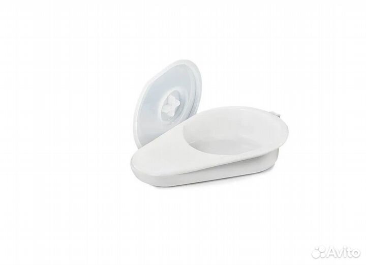 Судно подкладное Ладья с крышкой Белое Медполимер