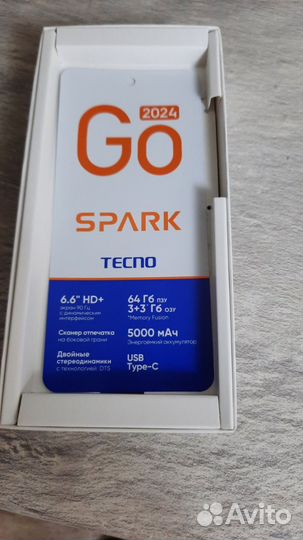 TECNO Spark Go 2024, 3/64 ГБ