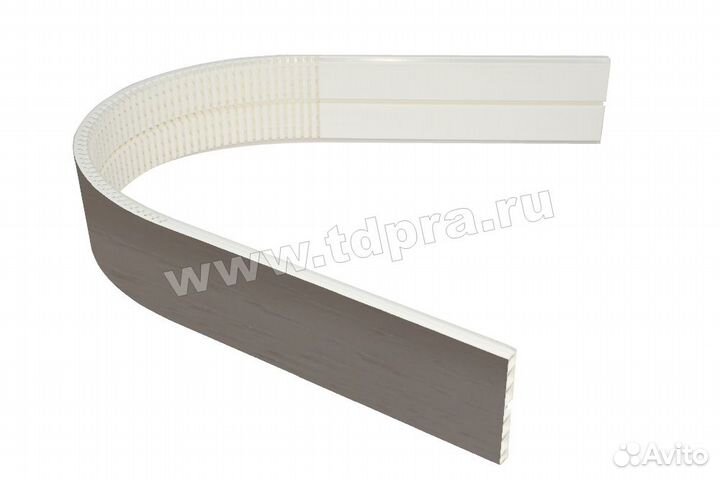 Цоколь пвх арочный универсальный Дуб тристан (Грей