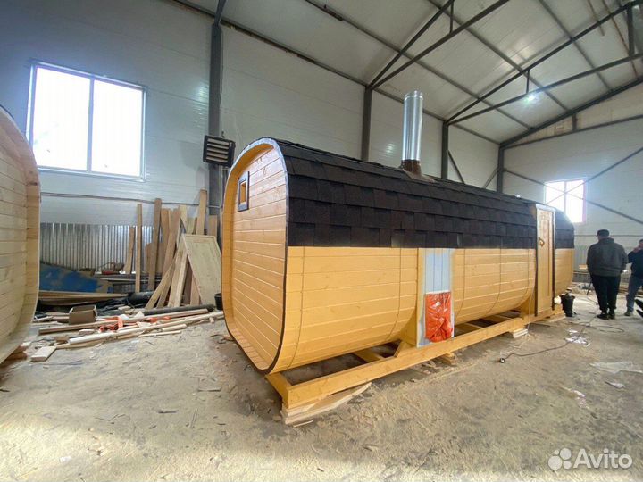 Баня бочка квадро с доставкой