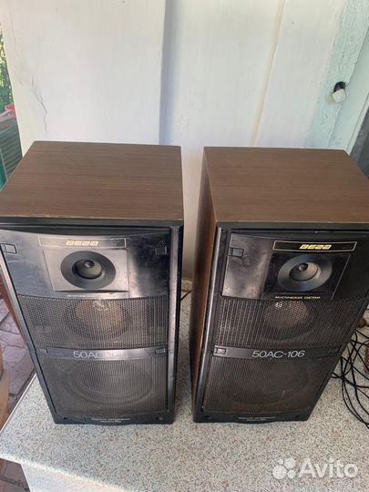 Акустические колонки бу вега