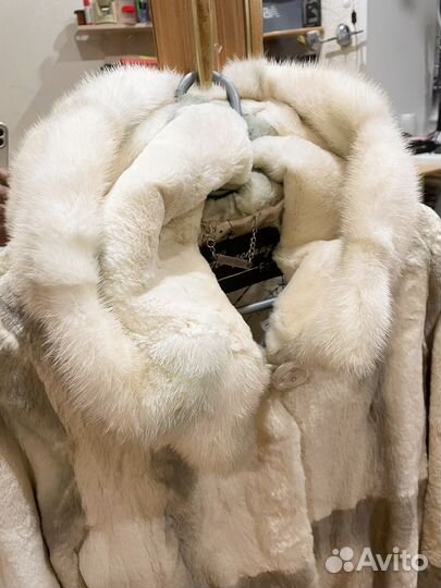 Шуба 42-44 кролик с норкой