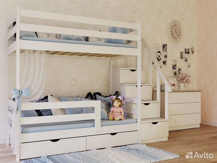 Двухъярусная кровать с Боковым входом