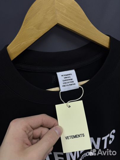 Футболка оверсайз vetements (новинка 2025)