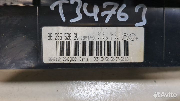 Переключатель отопителя Peugeot 607, 2002