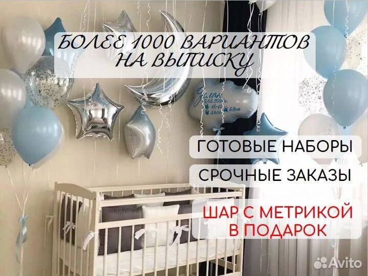 Воздушные Шары на Выписку, Гелиевые шары и шарики