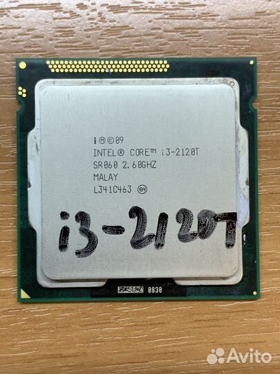 Процессор 1155 Core i3-2120T 2.6GHz 2-ядра/4-поток