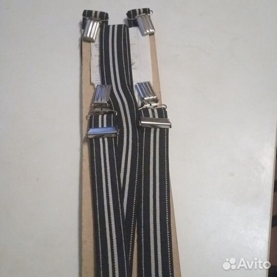 Куртка из драпа SAZ размер 48-50, подтяжки мужские