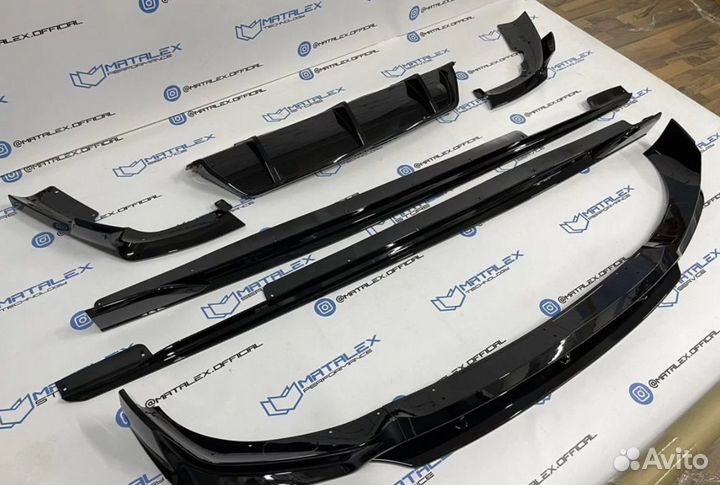 Обвес Performance BMW G06 X6, сплиттер лезвия диф