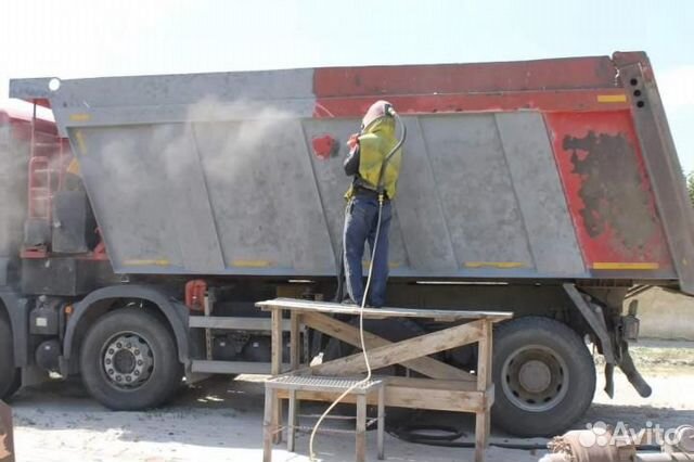 Пескоструйная очистка, покраска