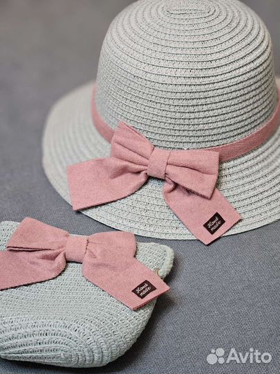 Соломенная шляпа детская