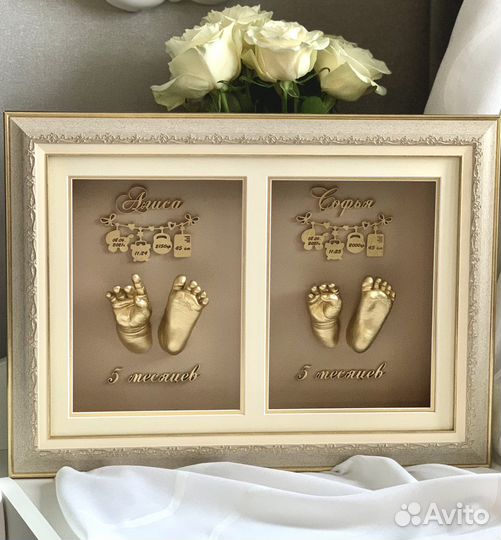 Слепки ручек и ножек 2д и 3д