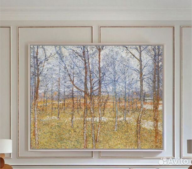 Картина-Весенний пейзаж