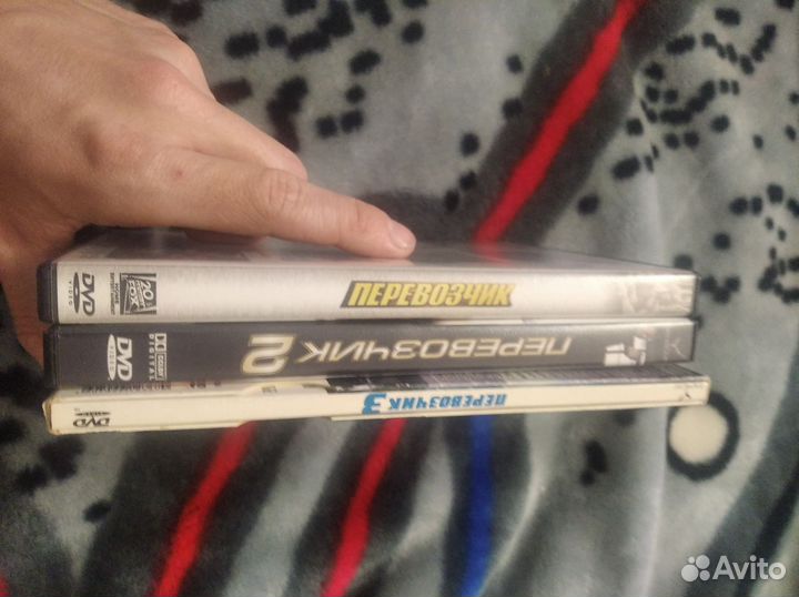 Двд диски с фильмами Перевозчик 1,2,3 Стэтхэм