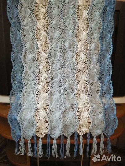Палантин вязаный