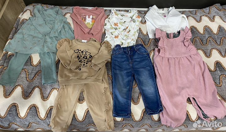 Одежда для девочки пакетом 80 86
