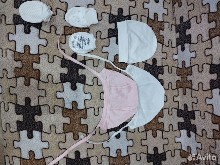 Чепчики для новорожденных