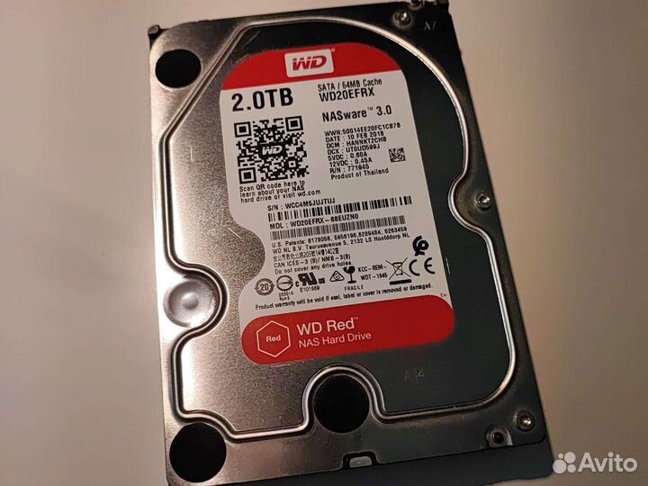 Жесткий диск 2 тб WD Red 20еfrx