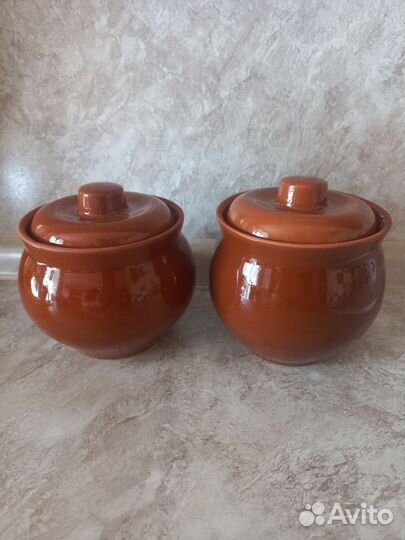 Горшочки для запекания керамические новые