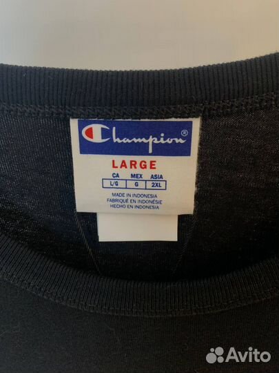 Новая футболка Champion оригинал оверсайз