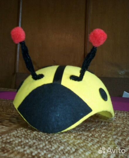 Карнавальная шапочка Божья коровка