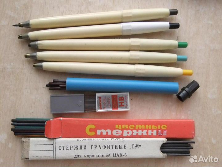 Карандаши, Ручка перо плакатные, стержни СССР