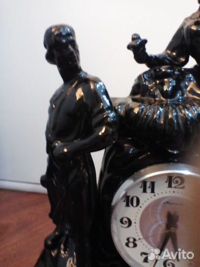 Часы настольные каминные винтаж механические