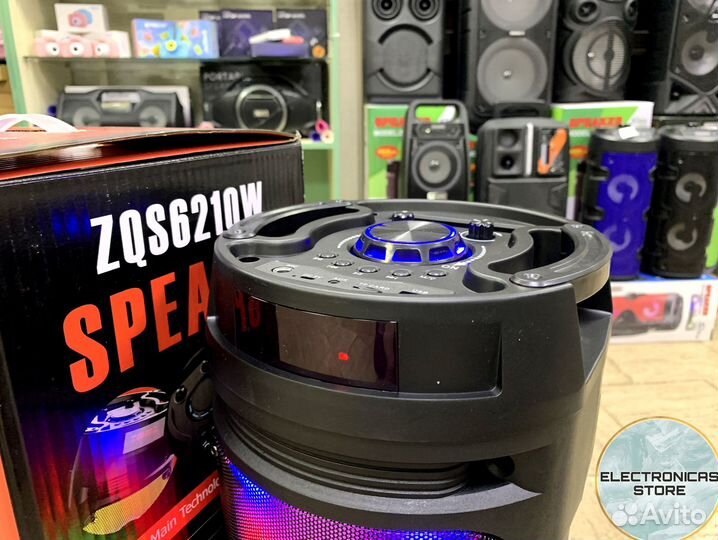 Портативная Колонка ZQS-6210 с Подарком v.3