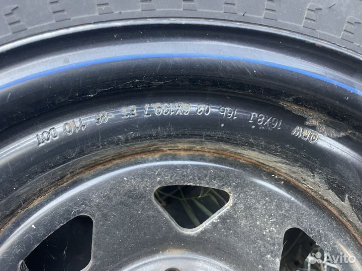 R16 Nokian Tyres Hakkapeliitta 2 265/75, PCD 6x139.7 DIA 110