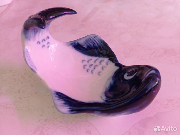 Икорница,Рыбка,Гжель