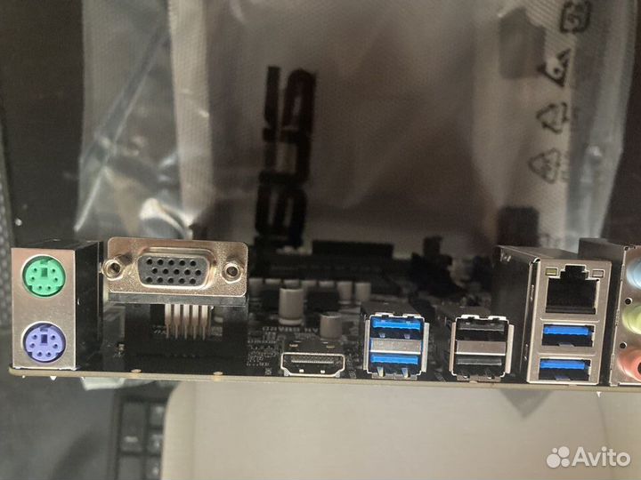 Материнская плата asus am4 a320 (новая)