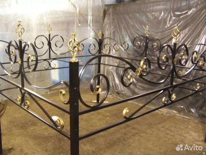 Ограды кованные сварные на могилу