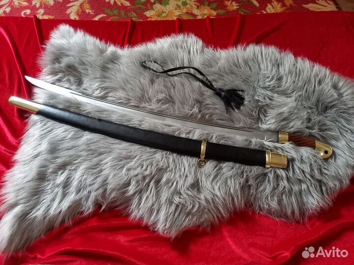 Шашка казачья для силовой рубки 2 кровостока