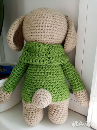 Вязаные игрушка собачка