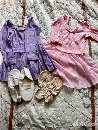 Купальники для хореографии, балетки