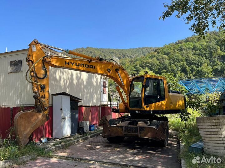 Колёсный экскаватор Hyundai R170W-7, 2007