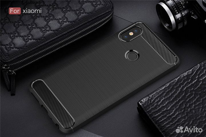 Чехол на Xiaomi Redmi Note 5, чёрный 5.99 дюйм