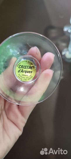 Хрустальные фужеры бокалы франция