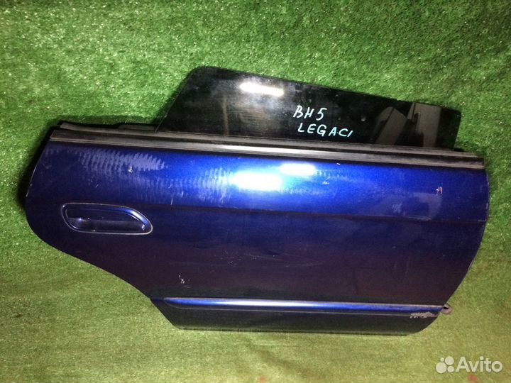 Дверь задняя правая Subaru Legacy BE5 BH5 B12 Синя