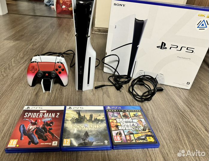 Sony playstation 5 Slim Blu-ray 1TB + комлект